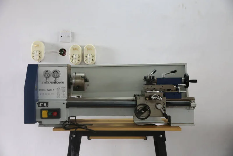 A lathe pictured in the workshop archive.